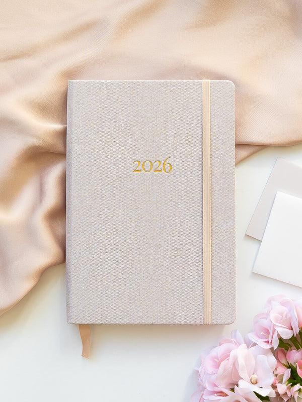 Planlegger 2026 - Beige