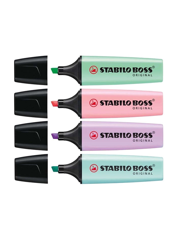 Stabilo BOSS Highlighter Pastell 4pk