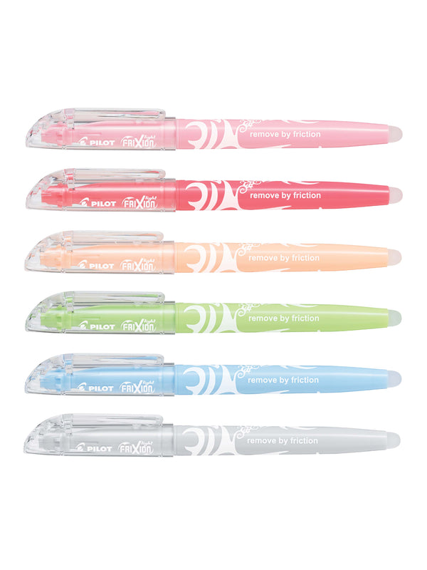 PILOT Frixion Natural  - Utviskbare highlightere 6pk