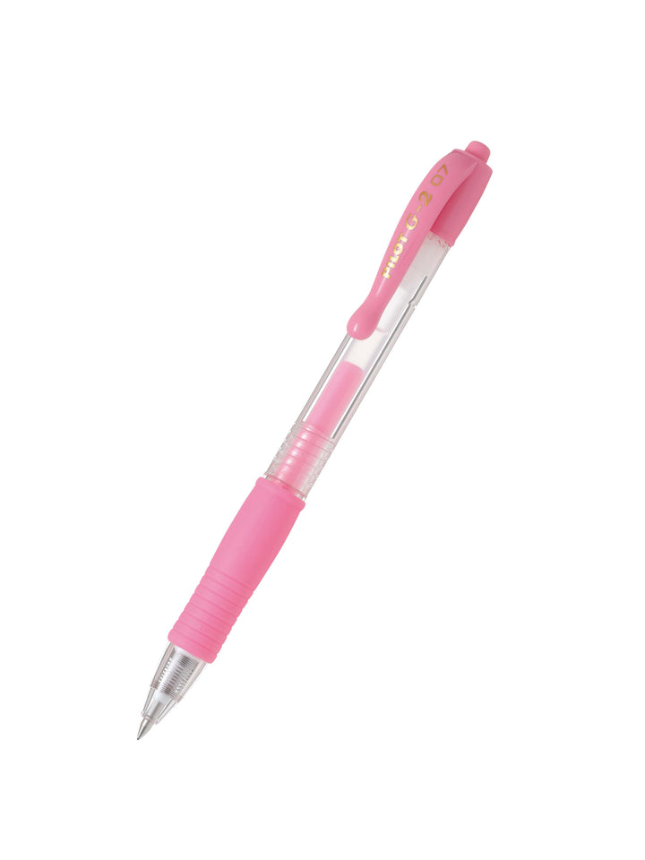 pilot G2 gelpenn kulepenn 0,7 pastell rosa