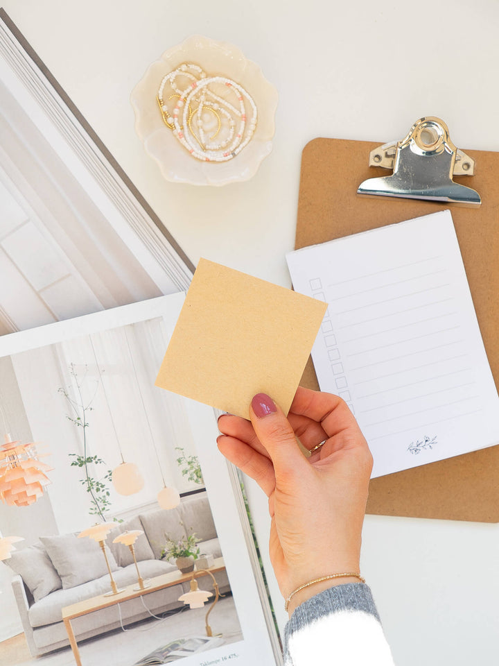 Post its i kraftpapir