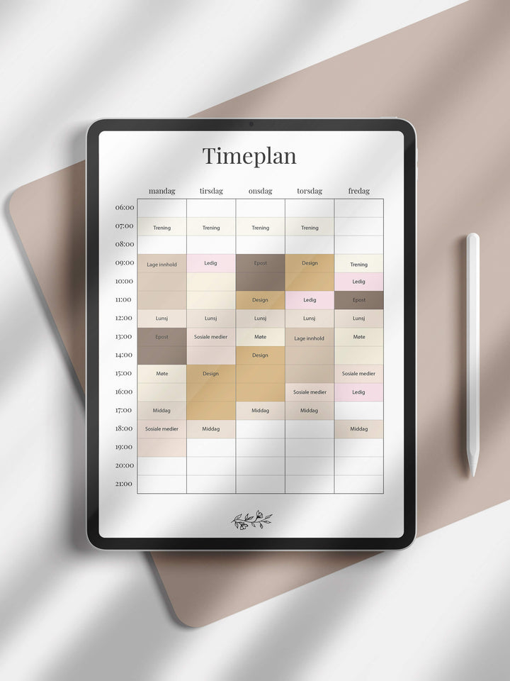 Timeplan - PDF – Aveluna