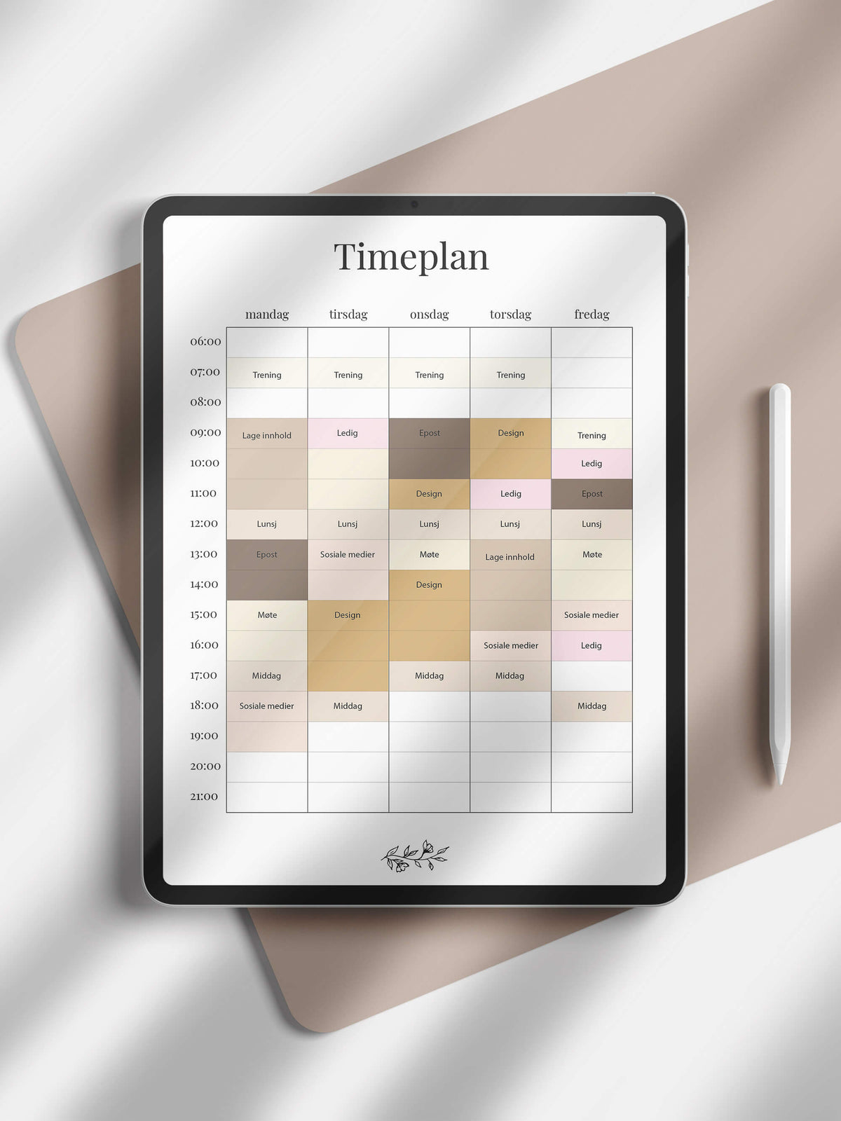 Timeplan Education Timeplan - PDF - Aveluna