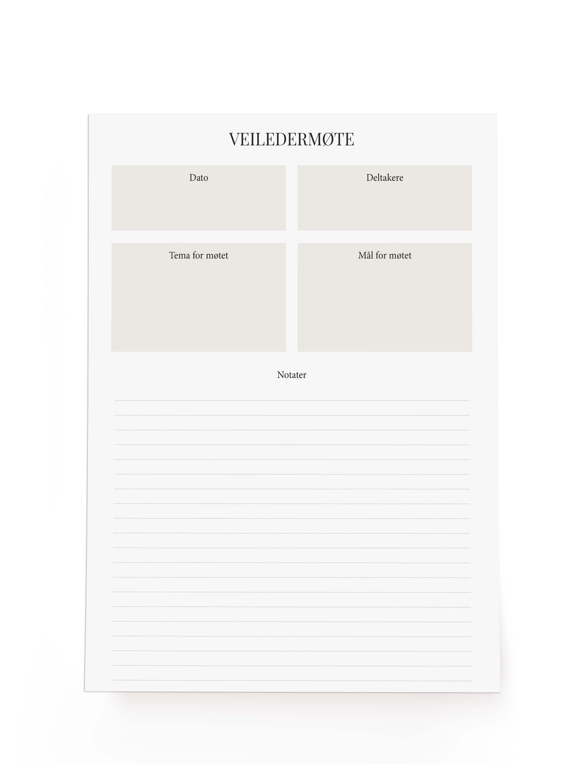 Studieark - PDF