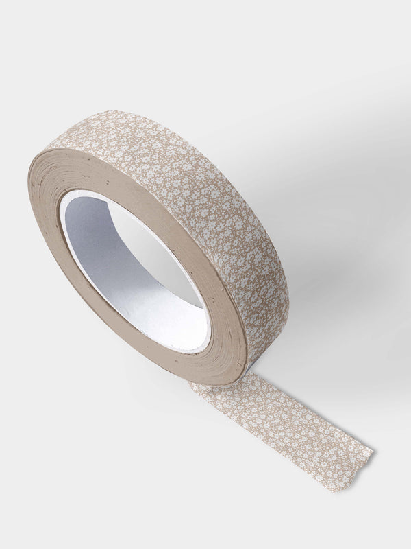 Washi-teip beige blomster